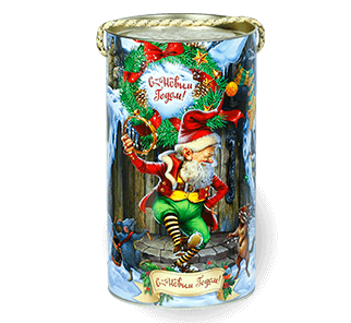 Новогодние подарки в тубах