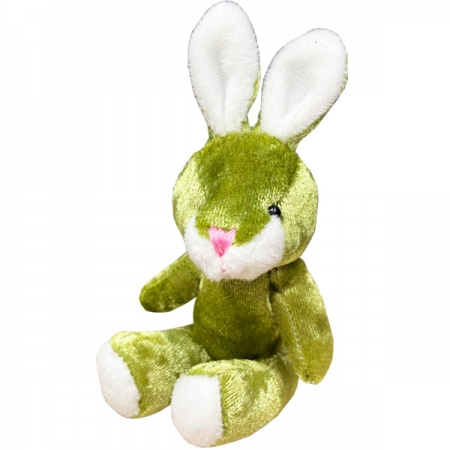 Новогодний подарок Брелок Кролик Бархатный